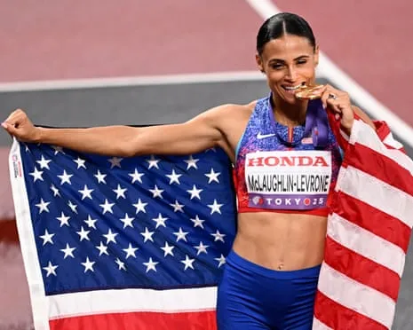 Sydney McLaughlin-Levrone clocks quickest women’s 400m in 40 years to secure gold medal