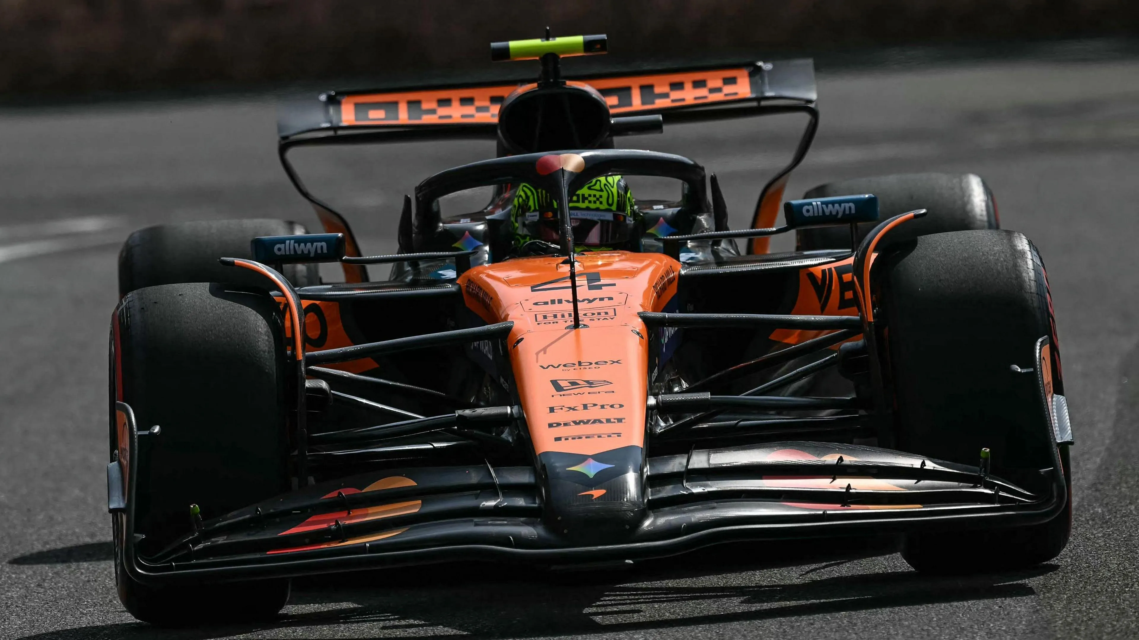 Lando Norris Edges Out Piastri in Azerbaijan First Practice