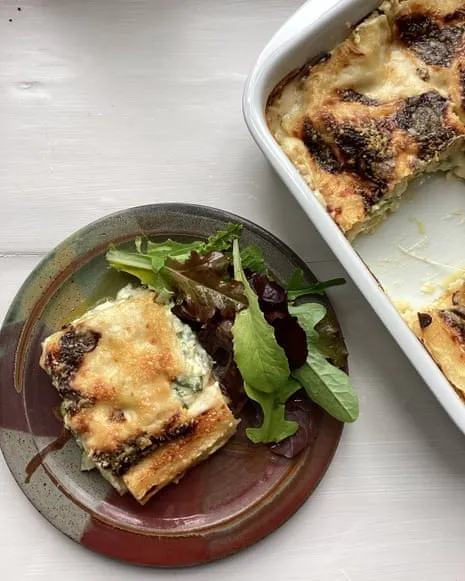 Rachel Roddy's Recipe for Lasagna with Zucchini and Cheese Medley